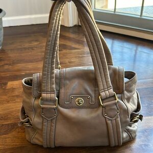 Marc by Marc Jacob’s Pebble Gray Leather Satchel